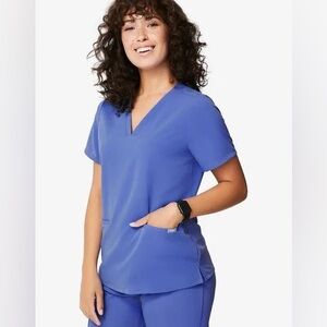 Figs Casma Three-Pocket Scrub Top™ | 3XL | Denim